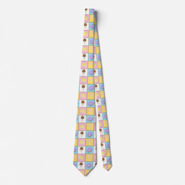 Sweet Cravings Men's Neck Tie (Front)