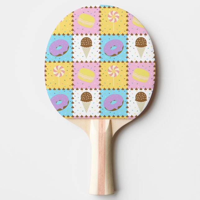 Sweet Cravings Ping Pong Paddle (Front)