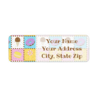 Sweet Cravings Return Address Label