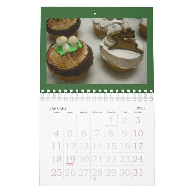 Sweet Creations Calendar (Jan 2026)