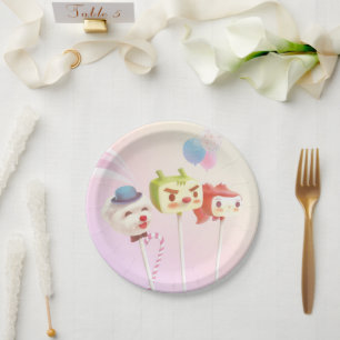 Sweet Crew: Character Cake Pops on a Stick Paper Plates