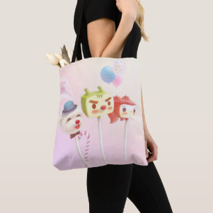 Sweet Crew: Character Cake Pops on a Stick Tote Bag