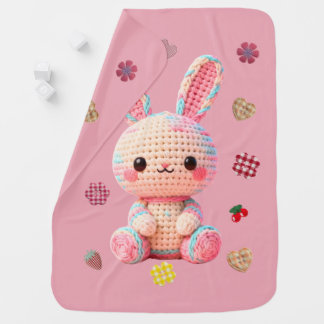 Sweet Crochet Bunny Baby Blanket