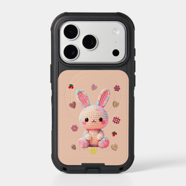 Sweet Crochet Bunny Otterbox iPhone Case (Back)