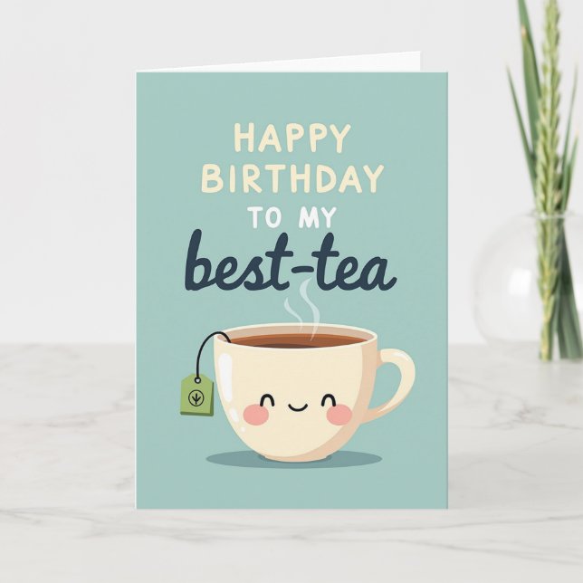 Sweet Cup Birthday Card (Front)