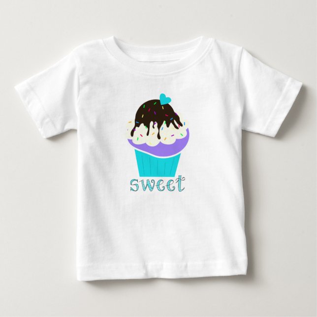 Sweet Cupcake Baby T-Shirt (Front)