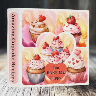 Sweet Cupcake Bakery Custom Photo Binder