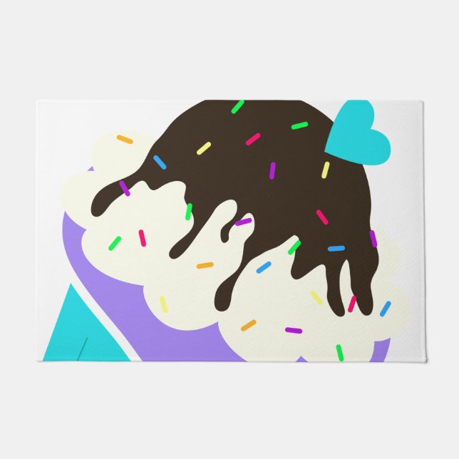 Sweet Cupcake Doormat (Front)