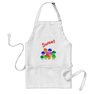 "Sweet"  Cupcake Lovers Gifts Adult Apron