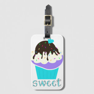 Sweet Cupcake Luggage Tag