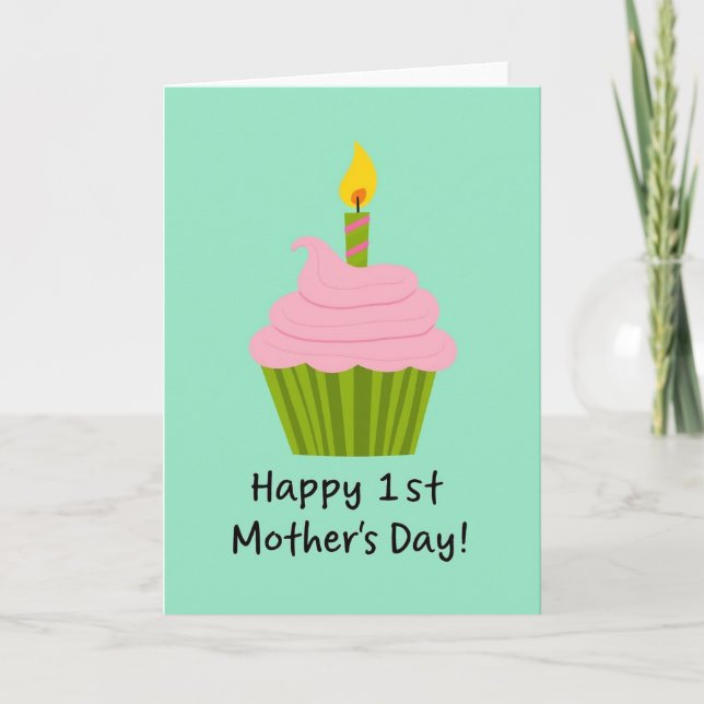 Sweet Cupcake Mothers Day Card (Front)