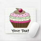 Sweet Cupcake Mouse Pad (With Mouse)