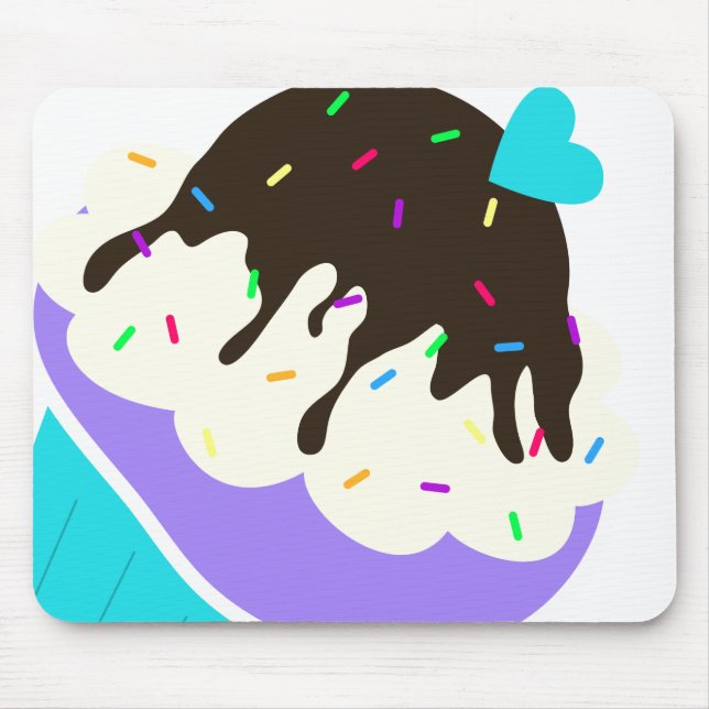 Sweet Cupcake Mouse Pad (Front)