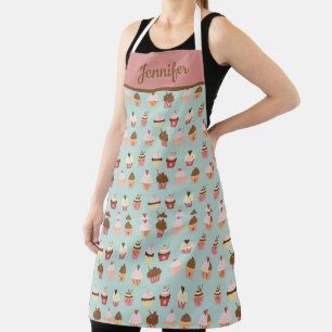 Sweet Cupcake Pattern for Bakers Apron