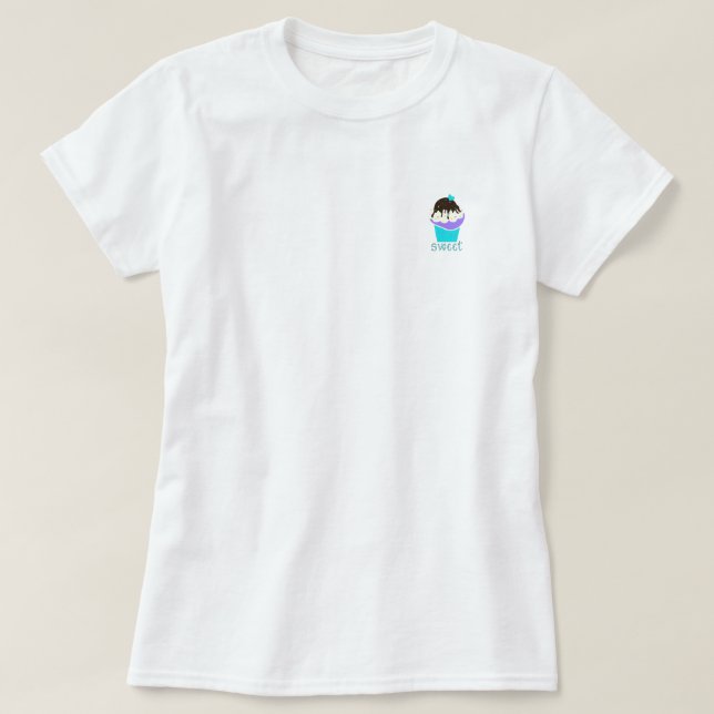 Sweet Cupcake T-Shirt (Design Front)