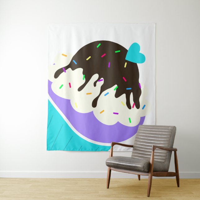 Sweet Cupcake Tapestry (In Situ)
