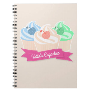 Sweet Cupcake Trio Notebook