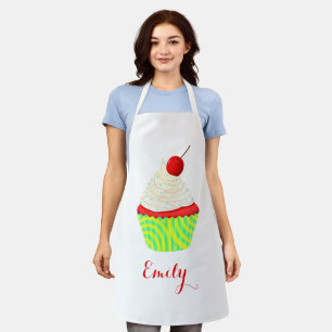Sweet Cupcake With Your Name Apron