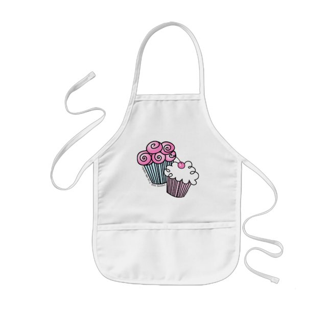 Sweet Cupcakes Kids' Apron (Front)