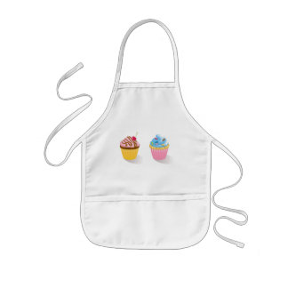 sweet cupcakes kids' apron