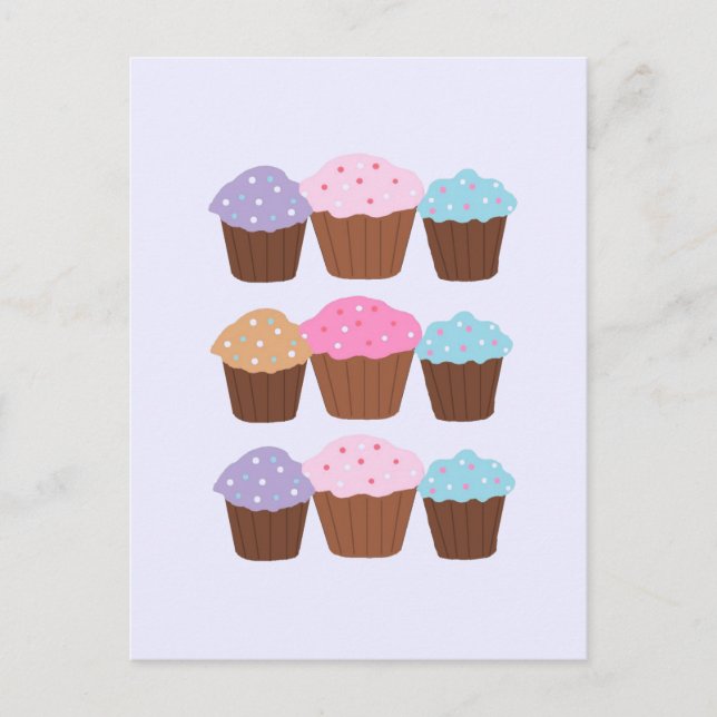 Sweet Cupcakes Postcard (Front)