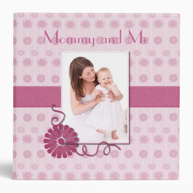 Sweet Custom Pink Photo Binder (Front)
