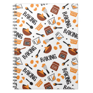 Sweet Cute Baking Art Pattern I Notebook