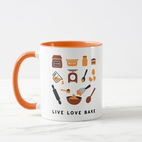 Sweet Cute Baking Tools Art  Coffee Mug