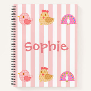 Sweet Cute Birds Notebook