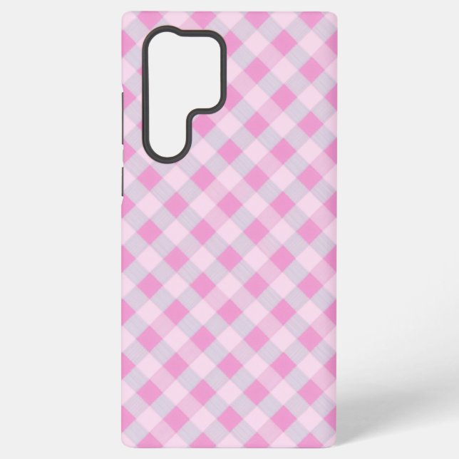 Sweet & Cute Checkered Pattern Phone Case (Back)