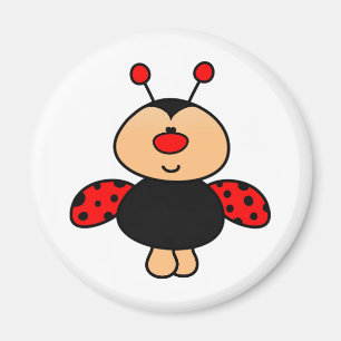 sweet cute ladybug magnet