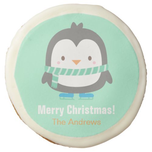 Sweet Cute Little Penguin Winter Party Treats Sugar Cookie