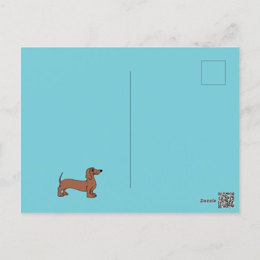 Sweet Dachshund I Miss You Its Been Too Long Card Zazzle