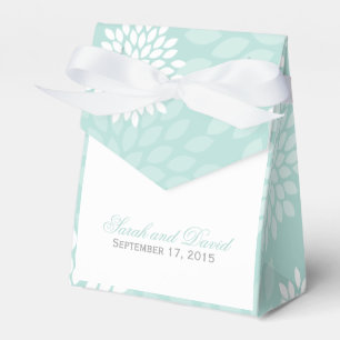 Sweet Dahlias Wedding Favor Boxes