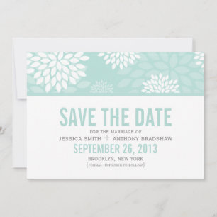 Sweet Dahlias Wedding Save The Date