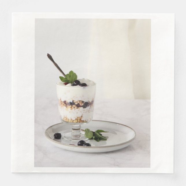 Sweet daily life paper dinner napkins (Front)