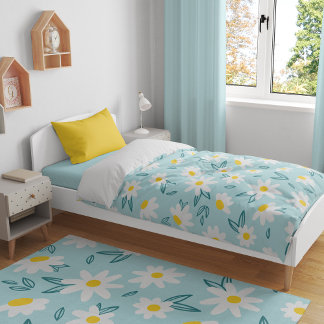 Sweet Daisies Pattern Duvet Cover