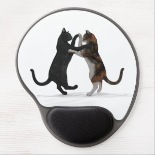 Sweet Dancing Cats Gel Mouse Pad