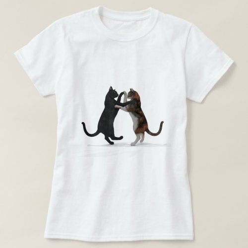 Sweet Dancing Cats T_Shirt