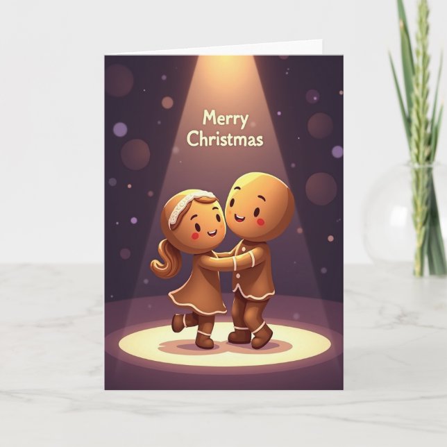 Sweet Dancing Cookie Card (Front)