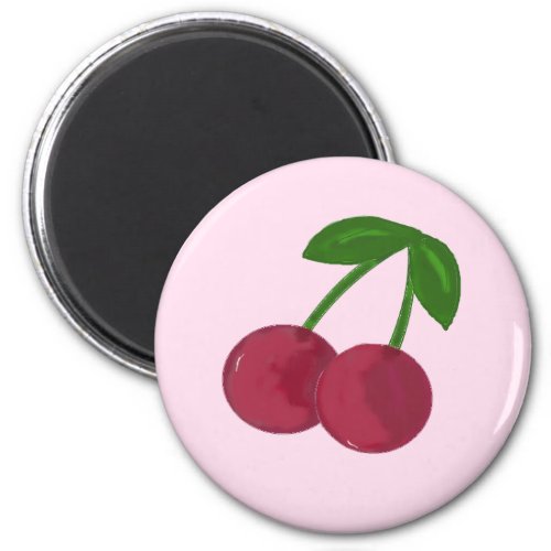 Sweet Dark Cherries Magnet