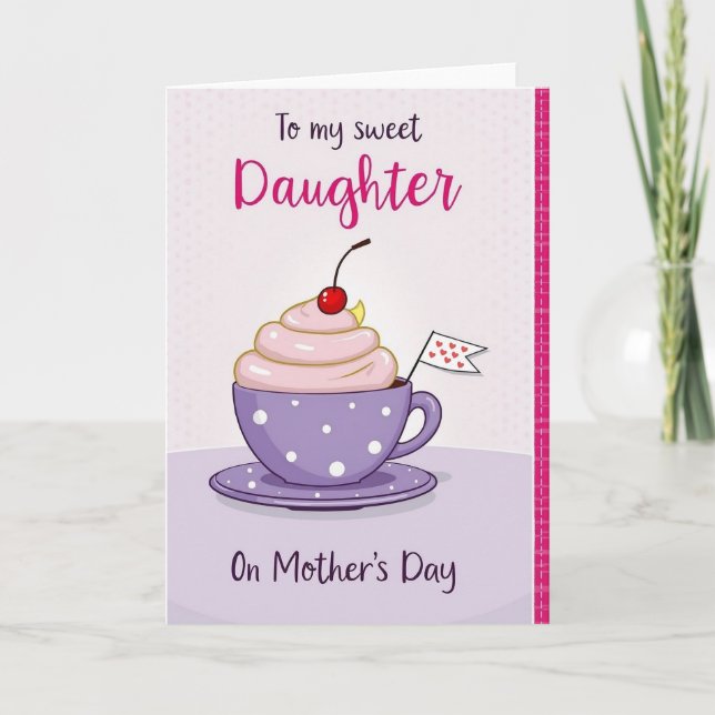 Sweet Daughter Dessert Card (Front)