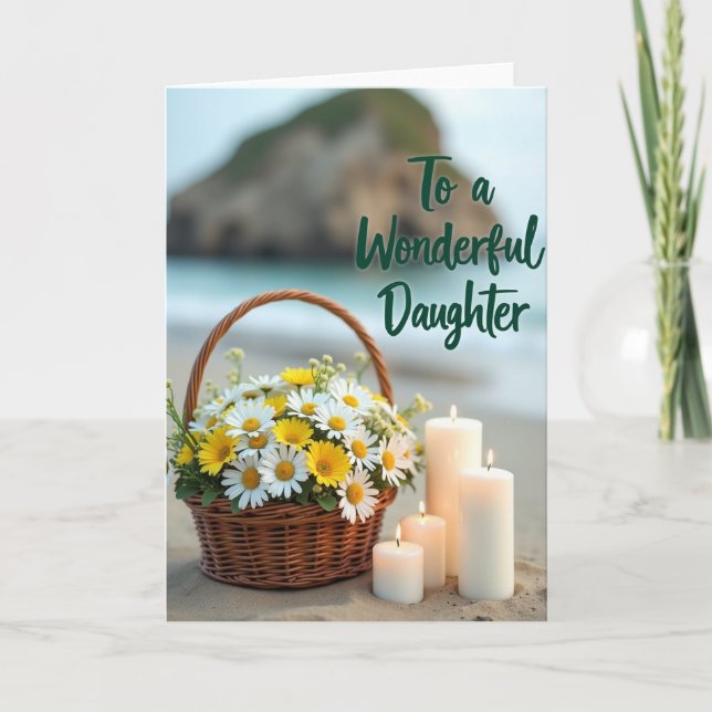 Sweet Daughter Seaside Card (Front)