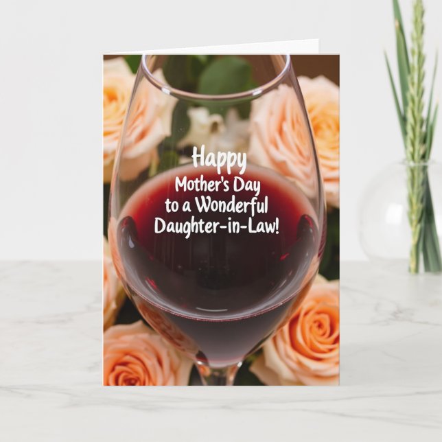 Sweet Daughterinlaw Day Card (Front)