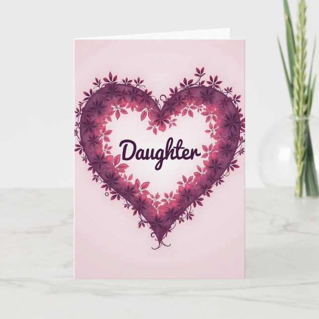 Sweet Daughters Love Card (Front)