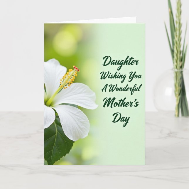 Sweet Daughters Mothers Day Card (Front)