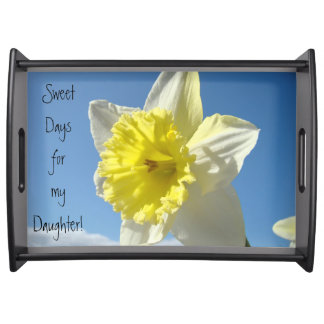 Sweet Days for My Daughter! serving trays Daffodil