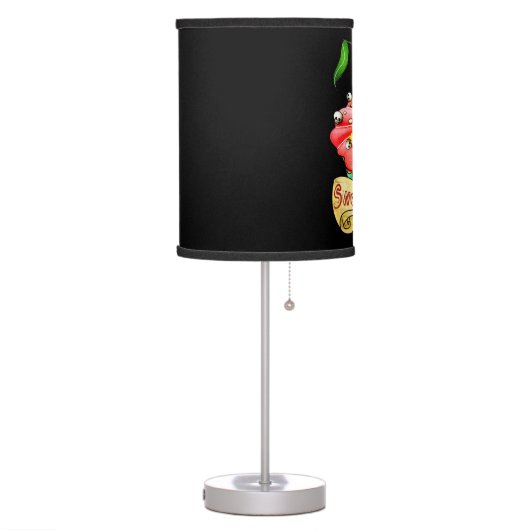 Sweet & Deadly  Skull Cupcake Table Lamp (Left)