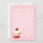 Sweet Delicious Strawberry Cupcake Pink Blank (Front)