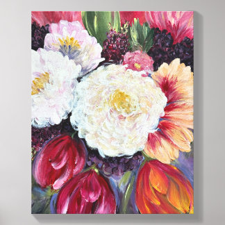 Sweet Delight flower painting Canvas Photo Tile